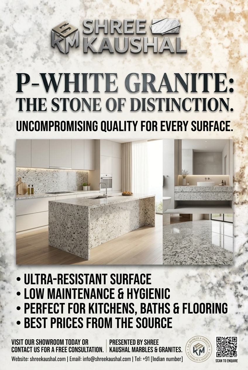 P-White Granite – 16 mm