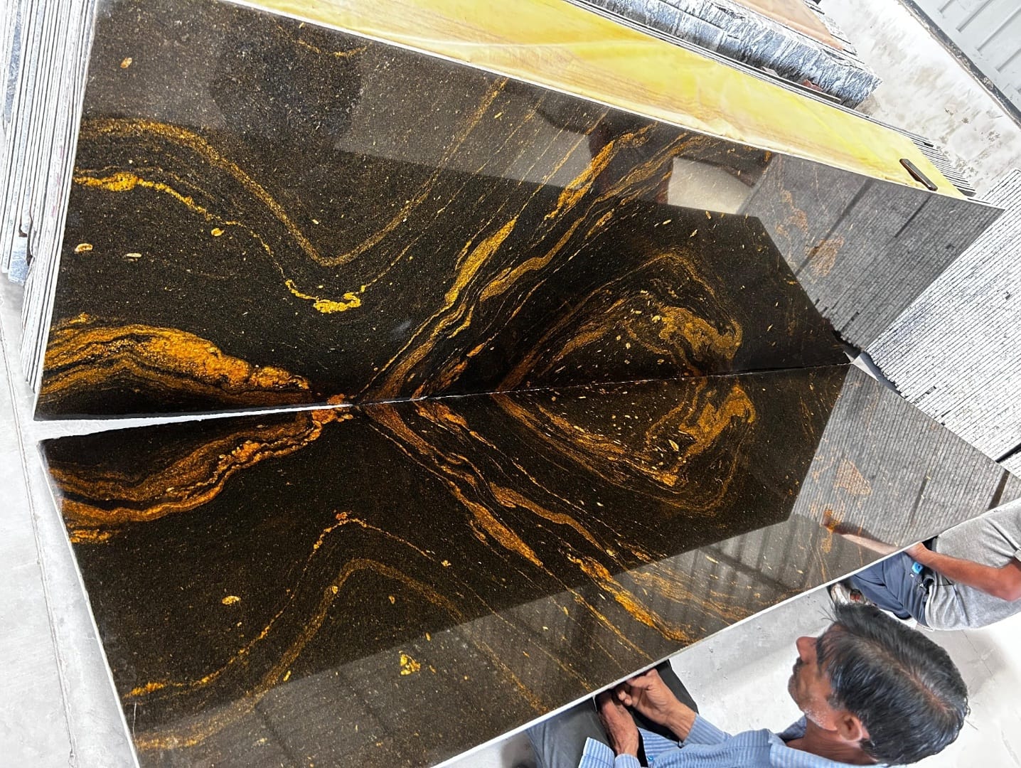 Gold granite